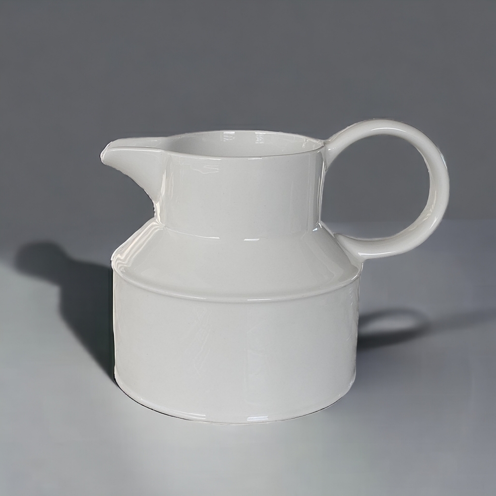 Vintage 80's Midwinter Stonehenge England White Ceramic Creamer Pitcher